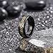 King Will Dragon 8mm Mens Black Tungsten Ring Glod Celtic Dragon Comfort Fit Wedding Band Engagement Ring 10