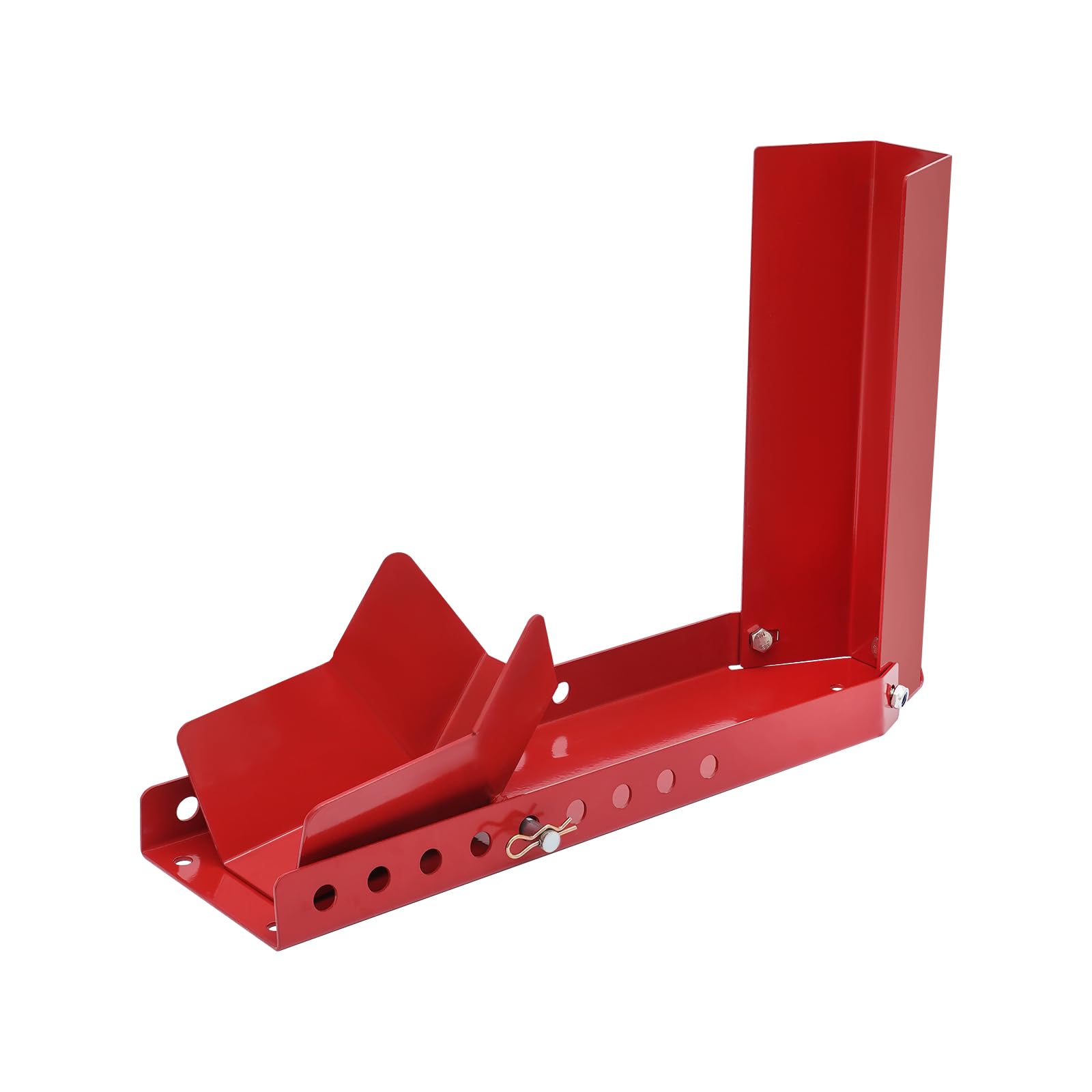 Soporte para motocicleta, abrazadera de rueda delantera de motocicleta, balancín de motocicleta, adecuado para neumáticos de 8 a 24 pulgadas, soporte de carga de neumáticos, soporte de transporte para