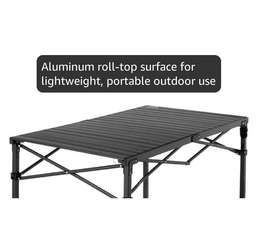 Amazon.com: MOUNTAIN SUMMIT GEAR Heavy-Duty Roll-Top Table for