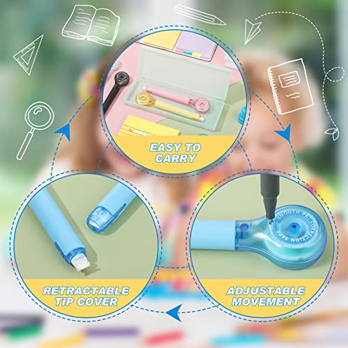Gersoniel GERSONIEL-987 10 Pack Correction Tape Pen Correctional Tape Ink Corrector Tape Correction Tape Eraser thumb #3