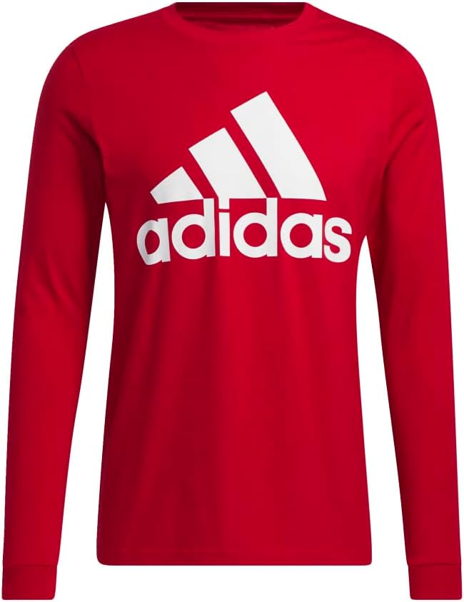 adidas red long sleeve top