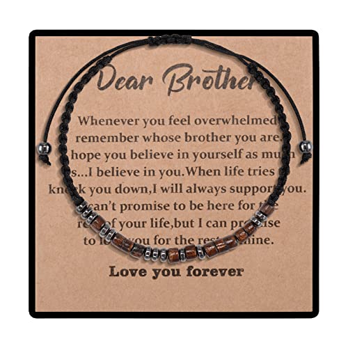 CheersLife Fratello Compleanno Regali Codice Morse Bracciali Per Gli...