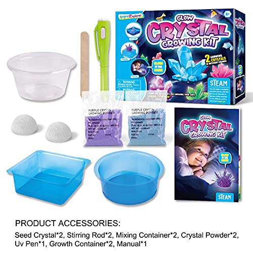 Kristalle Selbst Züchten Starter-Set, Experimentierkasten Für Kleine Hobby-Gärtner, Botanik Und Biologie Für Kinder Ab 8… – Bild 7