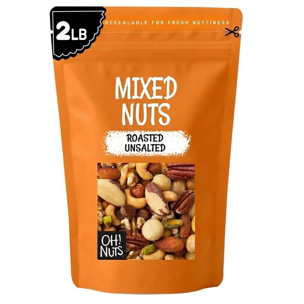 Amazon.com : Oh! Nuts Mixed Nuts Roasted Unsalted - 2 lb