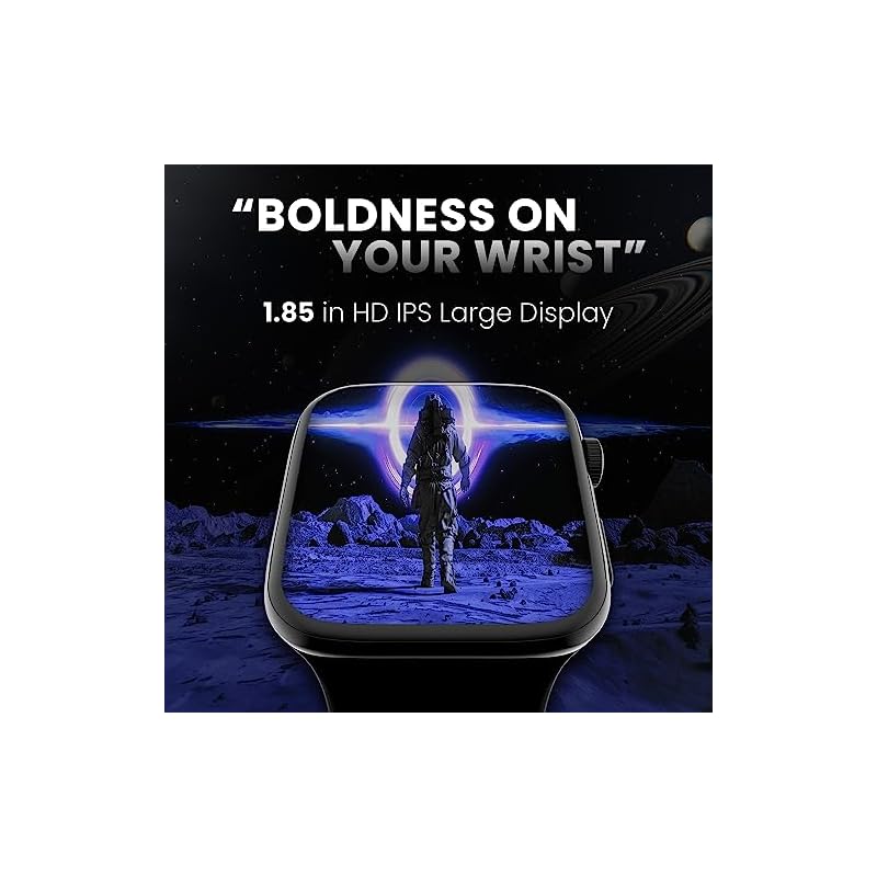 Kratos SW15 Smart Watch for Men and Women with Bluetooth Calling, 1.85" HD Display, IP67 Water Resistant, Long Battery Life, 25+ Sport Modes,SpO2 & Health Monitoring, Smart Watch with 200+ Watch Face - Image 4