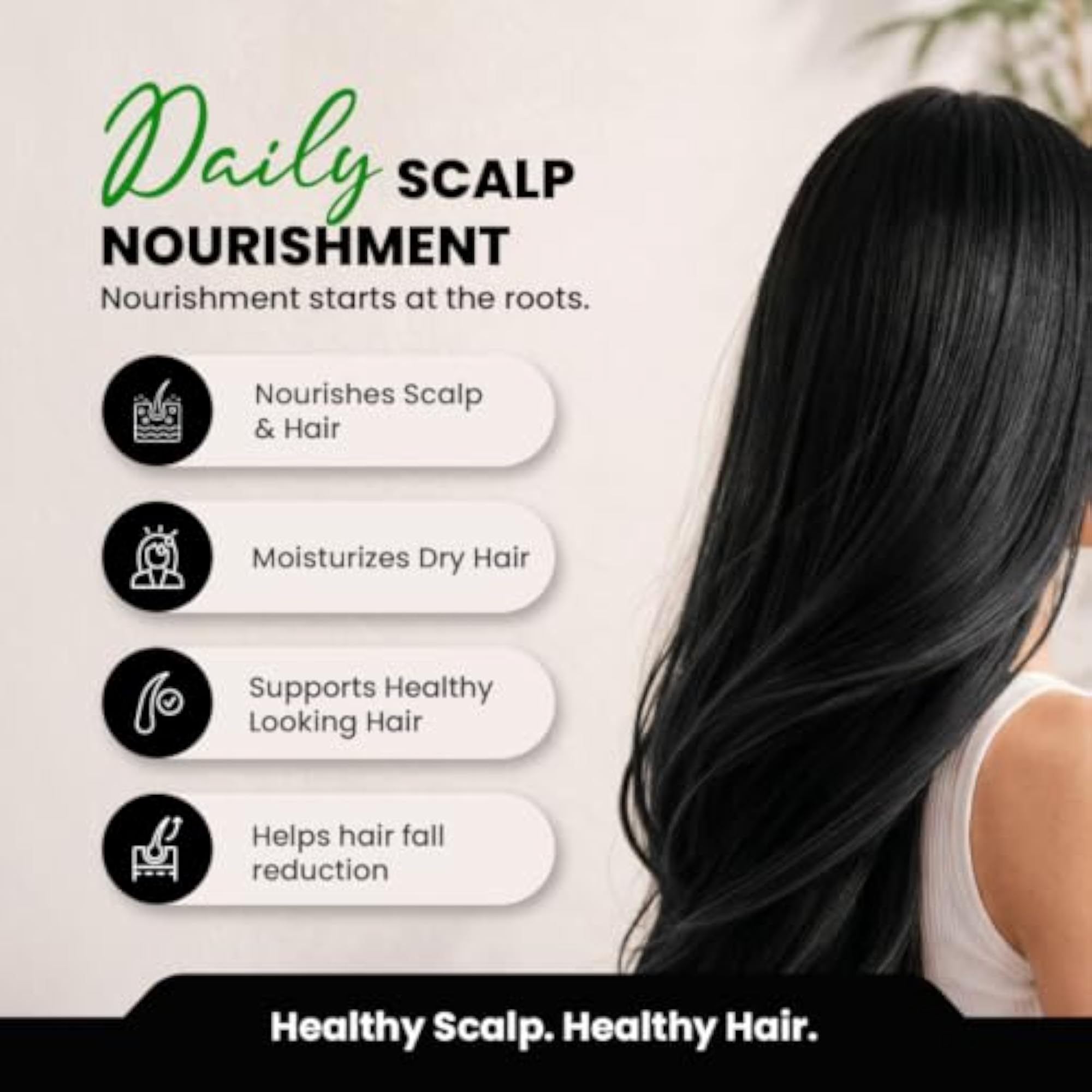 Brahmi Hair Oil for Stress Reduction, 180 ml