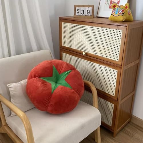 Coussin canapé lit Dianzan en forme de tomate peluche douce décorative - 8