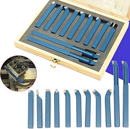 11Pcs 8mm Carbide Lathe Turning Tool Set