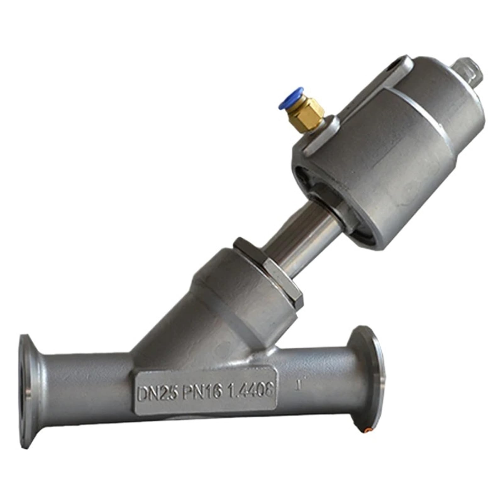 Trgyjgkf One Color Sus304 Pneumatic Pneumatically Operated Angle Seat Valve