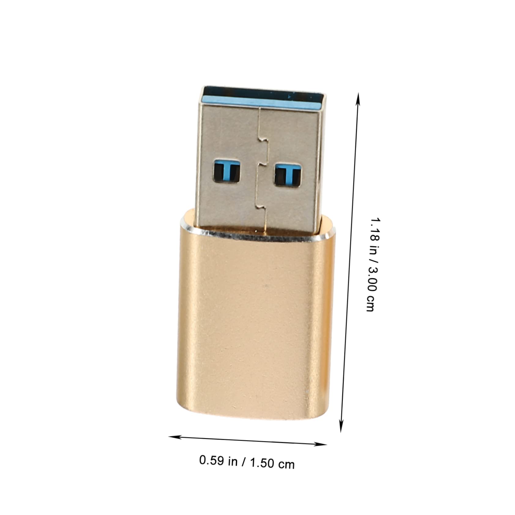 WOONEKY 5 Set Di Adattatori Usb-c A Usb in Lega Di Alluminio Adattatore Otg Lettore Di Schede Esterno Per Laptop/computer 4 Pezzi*5