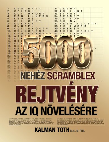 5000 Nehez Scramblex Rejtveny Az IQ Novelesere (English Edition)