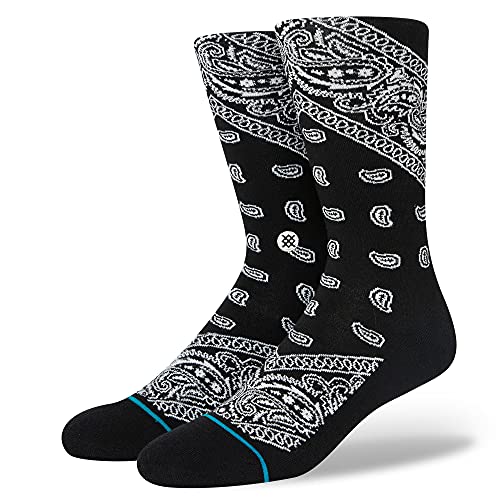 Chaussettes Stance El Barrio Paisley Crew noir L pour sneakers et streetwear