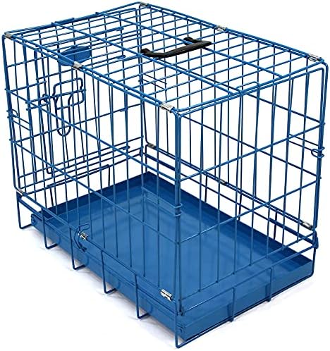 Easipet Blue Metal Dog Cages In 5 Sizes (20" Small)