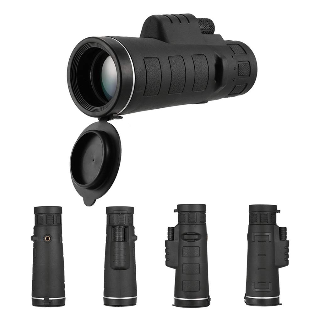 YuxahiugWyj Monoculars, 10x42 Magnification Waterproof High Powered Monocular Single Hand Focus Binoculars Optical Telescope Hunting Spotting Scope