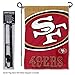 WinCraft San Francisco 49ers Bold Logo Garden Flag and Flagpole Mount