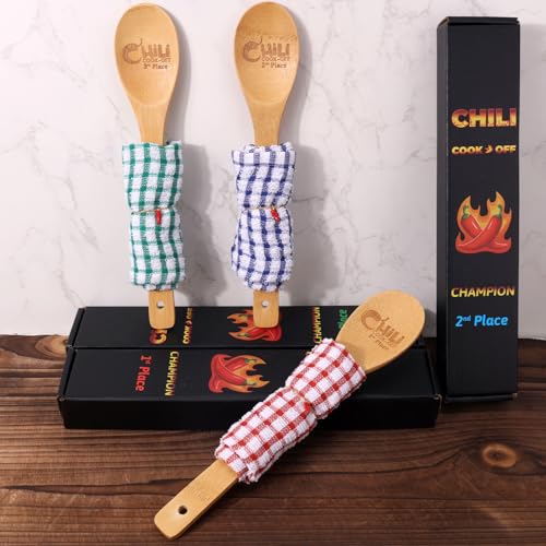 Cuillère en bois pour la compétition de chili avec finitions pour trophée chic