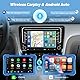 2G+64G Autoradio für VW Volkswagen Jetta Passat Seat Golf Tiguan Skoda Polo, 9 Zoll Touchscreen Wireless Carplay & Android Auto Autoradio mit Bluetooth/EQ/GPS/WiFi/FM RDS Radio