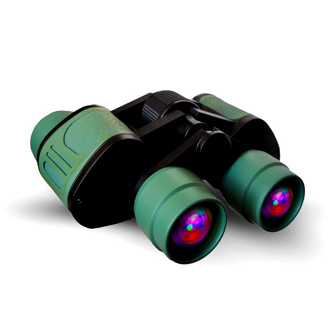 Binoculars | Hd | Telescopic | Professional 8x40 | Powerful | Long Distance Bird Watching, Incudes Binocular Soft Carrying Case (Green)