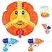 Gemeer Giocattoli Sprinkler, Irrigatori Rotanti a Girasole e Pistola ad Acqua per Bambini, Giocattoli Estivi per attività Familiari all'Aperto con 2 Pistola Acqua Bambini