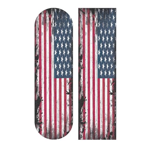 Coikll American Flag Skateboard Grip Tape Deck Sandpaper for Rollerboard 9