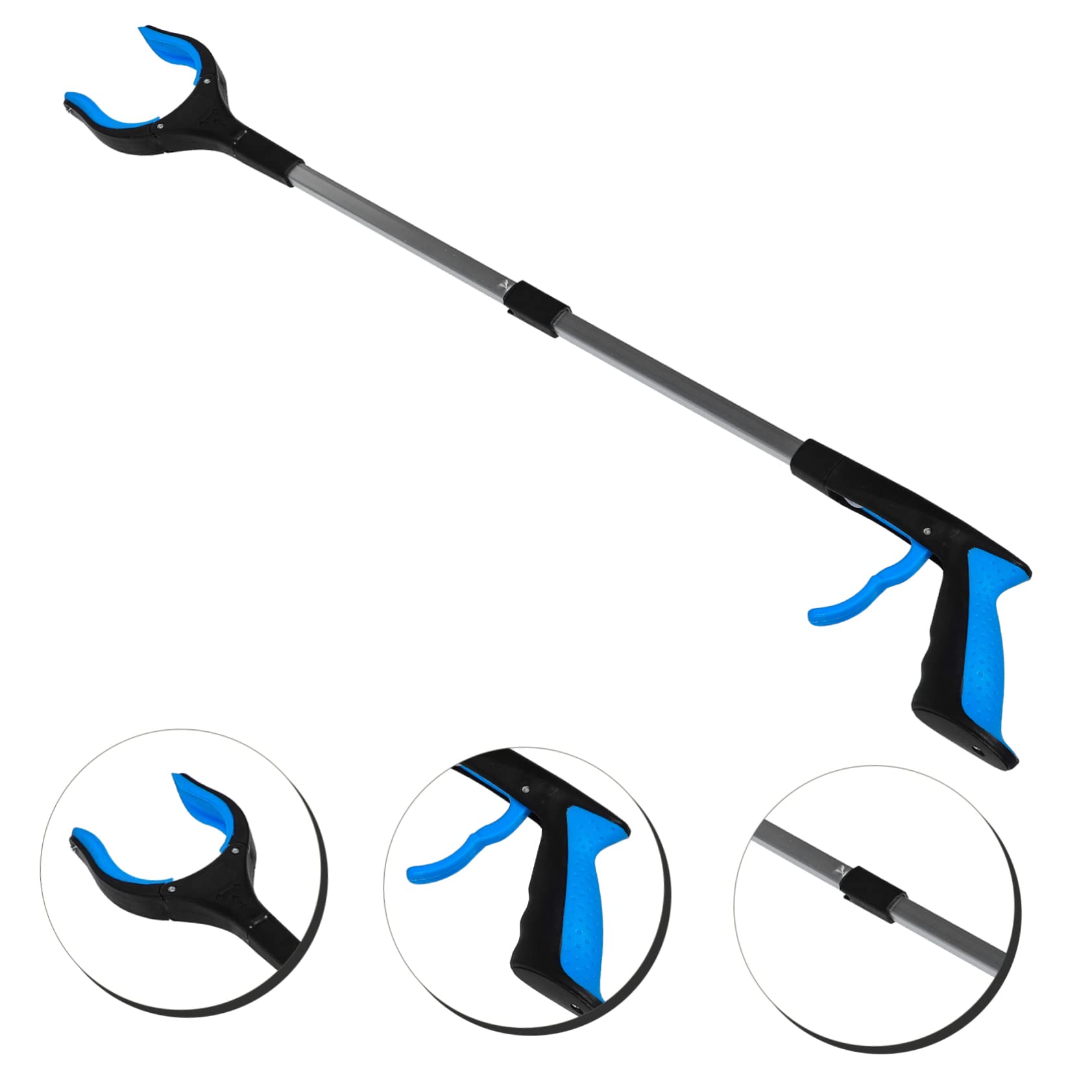 HOMOCONO Garbage Clamp for Elderly Long Reach up Tool Reusable Trash Picker Comfortable Handle