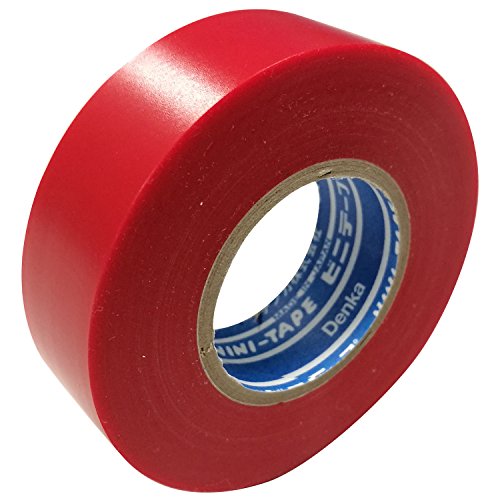 Amazon.co.jp: デンカ #234W ハーネステープ 赤 0.13mm×19mm×20m