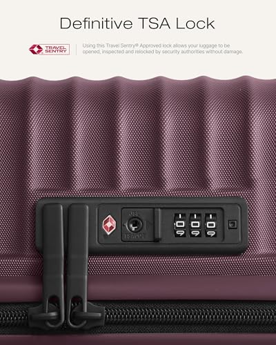 Image of Coolife Luggage, Lightweight PC Hardside Suitcase, Checked-Large 28-Inch | Dual Spinner Wheels, TSA-Approved Lock, Upgraded PC Hardshell, Large-Capacity Checked Luggage, Durable Travel Suitcase