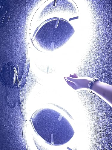 4PCS 17.5 inch 3-Row Amber/White Double Pure Color Switchback Turn Signal Fuction with Remote/Switch Wire Controller Led Wheel Well Lights Wheel Kit for Truck Car Offroad - Image 4