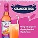 Jordan's Skinny Mixes Sugar Free Syrup, Orange Soda Flavor, Fruit Flavored Water Enhancer, Drink Mix for Iced Tea, Lemonade, Drinks, Low Calorie Water Flavoring, Dairy & Gluten Free Kosher, 25.4 Fl Oz