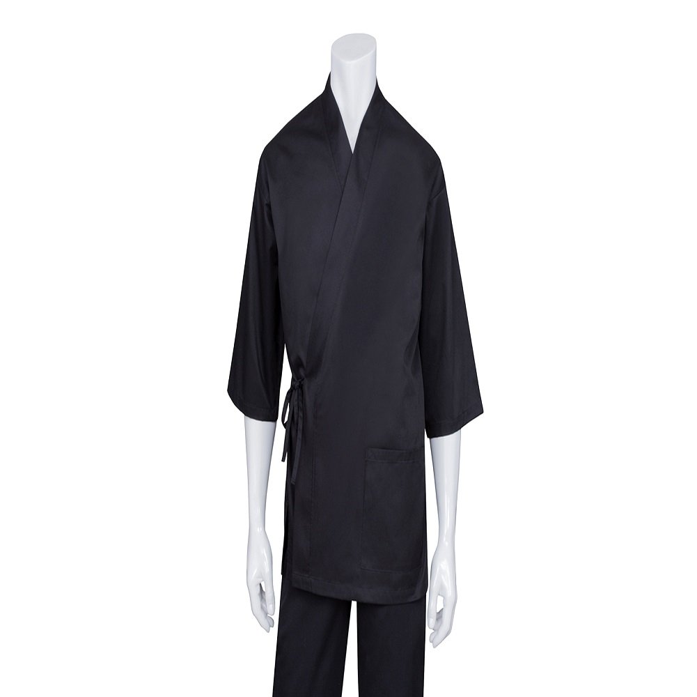 Chef Works b868-sm Giacca Sushi, Unisex, piccole e medie, colore: nero