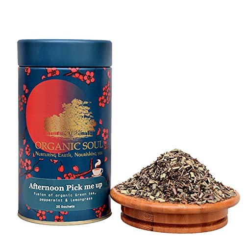 Organic Herbal Afternoon Pick Me Up 36 GM | Green Tea - 20 Satches | 100% Organic Leaves/NPOP Certified/Organic Certified (B074MQPKLW) Amazon Price History, Amazon Price Tracker