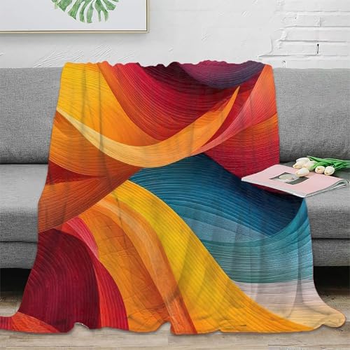 Couverture vagues 3D légère et lavable pour un lit impeccable