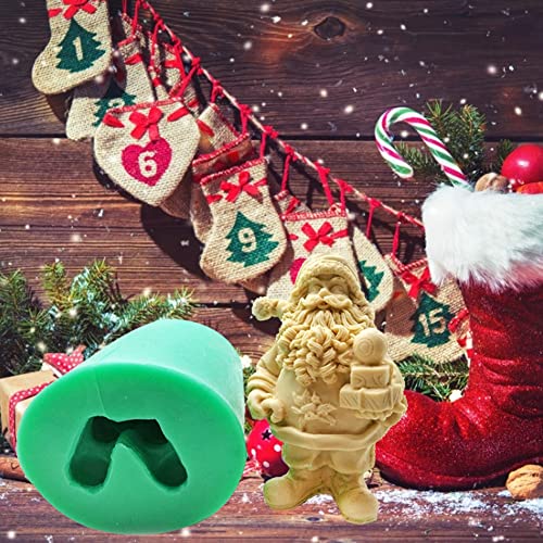 JPSDOWS Stampi in Silicone 3D Babbo Natale