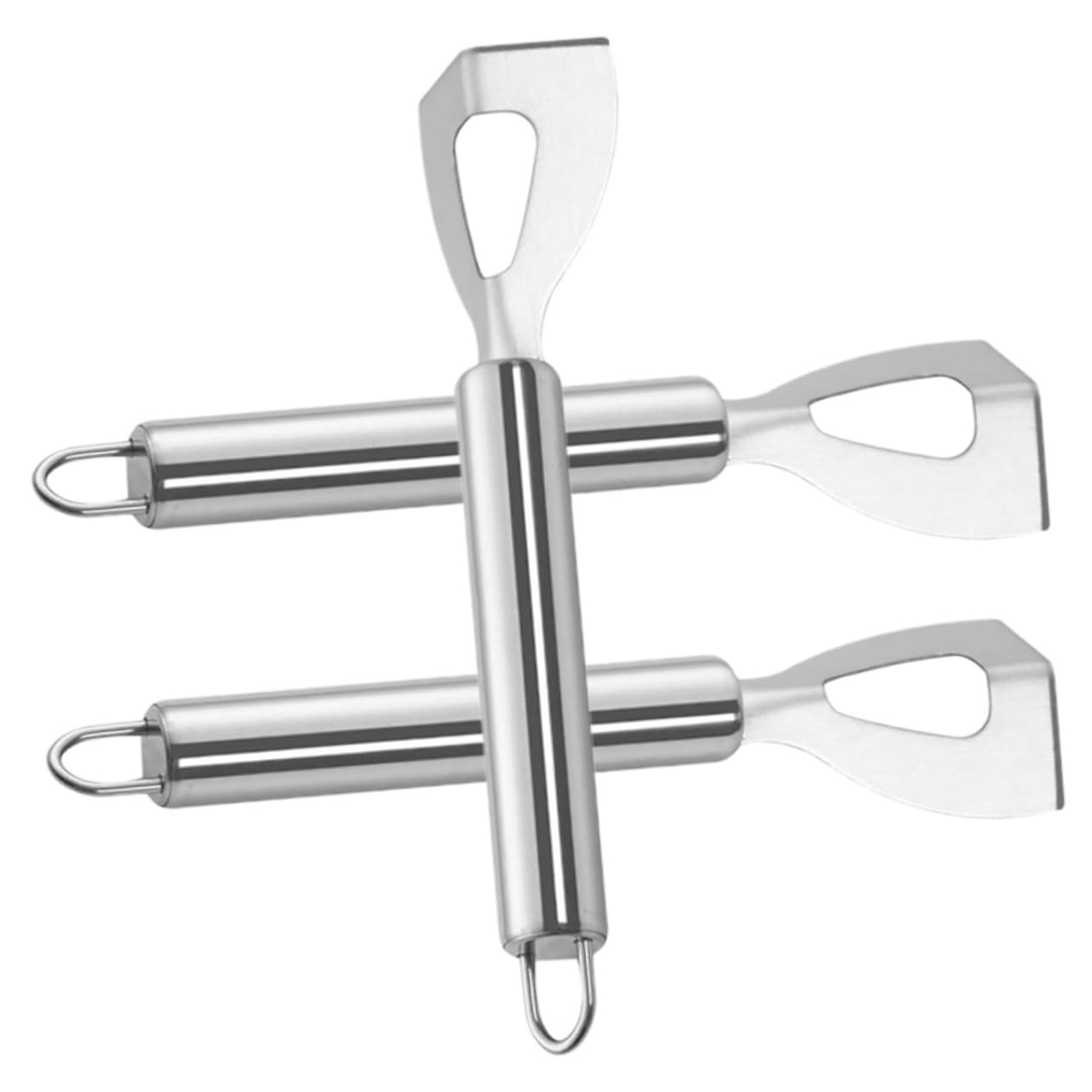 FELTECHELECTR 3pcs Stainless Steel Butter and Cheese Cutter Ergonomic Kitchen Tools for Baking and Cooking for Slicing Butter Cheese and Pastry and Stylish Design