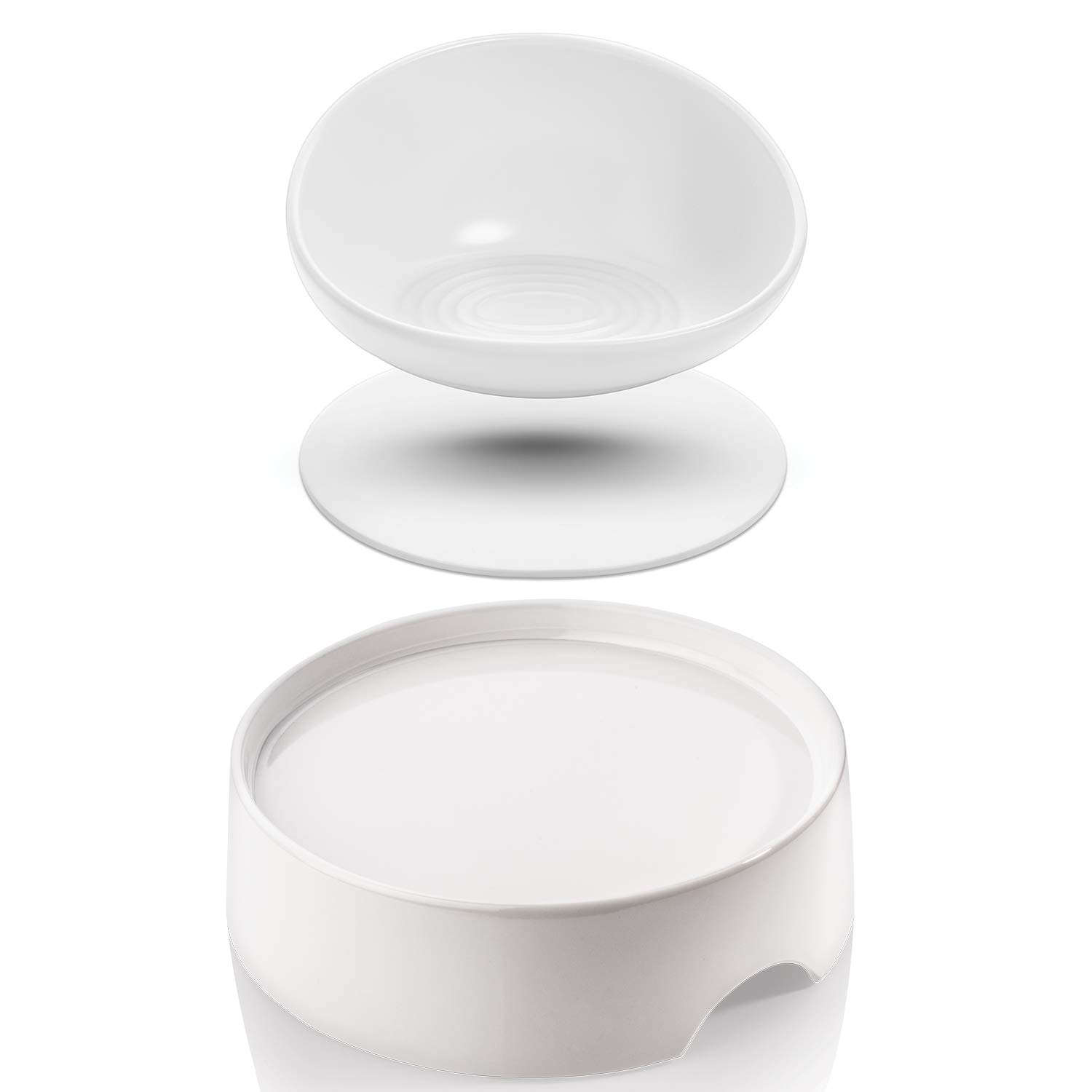 CatGuruFood Table and Ceramic Bowl Bundle