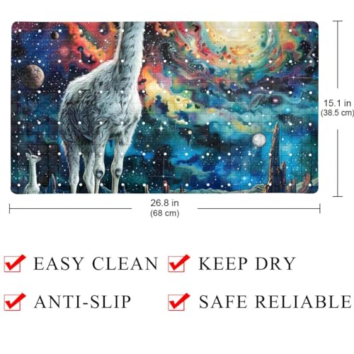 Tapis de bain antidérapant extra long séchage rapide PVC - 5