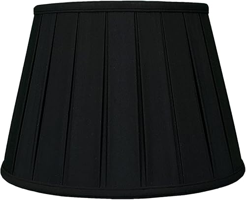 Miniatura 10 de Royal Designs Empire - Pantalla plisada para lámpara básica, cáscara de huevo, 11 x 18 x 12 pulgadas