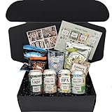 Jiddler's Tipple Craft Beer & Snacks Gift Hamper for Men - The Ultimate Birthday Present - The Best Dad Gifts & Husband Gift Basket - 9 Pack Gift Hamper Basket