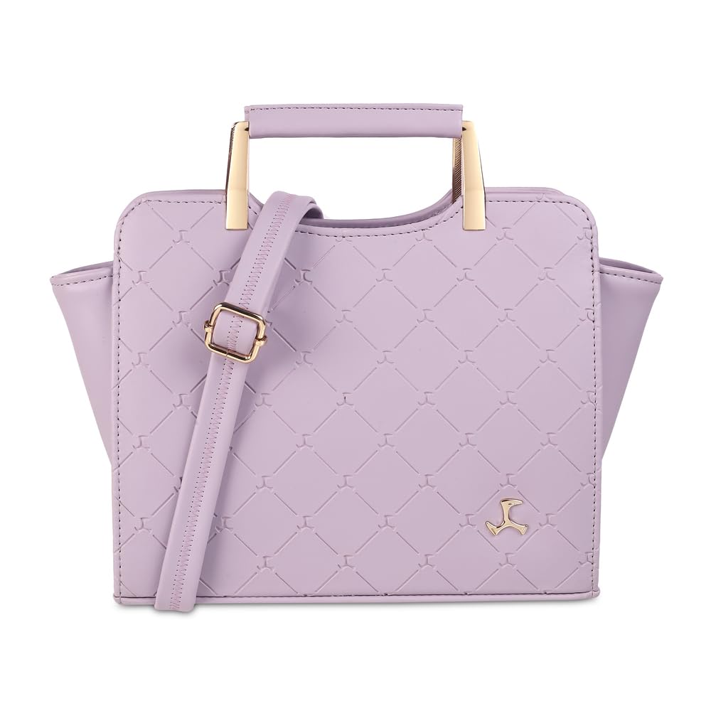 Women's Stylish Faux Leather Satchel Bag-image-4
