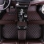 MAITE Custom Car Floor Mat Fit for Audi A3 A4 A5 A7 A8 S4 S6 S7 Q5 Q7 Full Surrouded Front Rear Row Car Floor Liners All Weather Protection Car Mats Black with Red Stitching