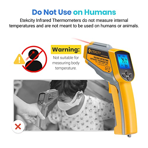 Etekcity Dual Laser Infrared Thermometer Temperature Gun, -58°F ~1022°F - image 9