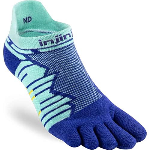 Evita ampollas al correr con Injinji Run Technical No Show Arctic L azul claro