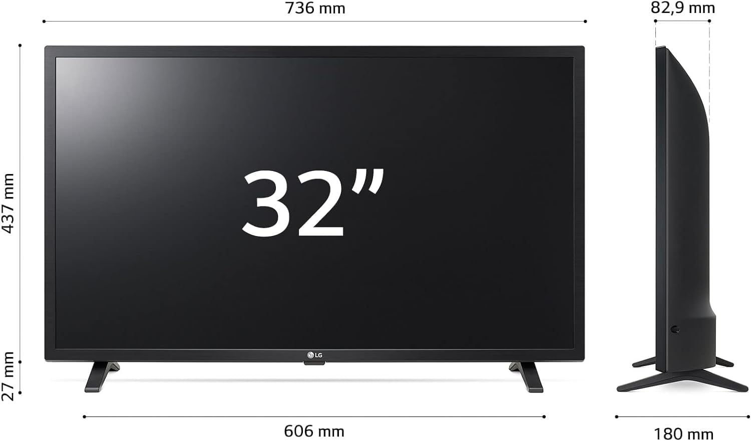 LG 32LQ6300 Smart TV 2022 LED Full HD AI - Dettaglio