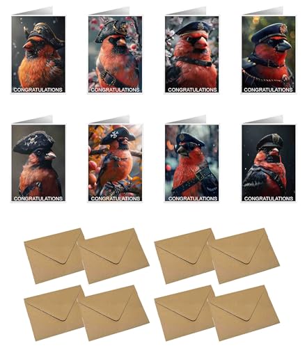 Cartes de félicitations animaux Ara Step pour surprendre vos proches avec un mot amusant