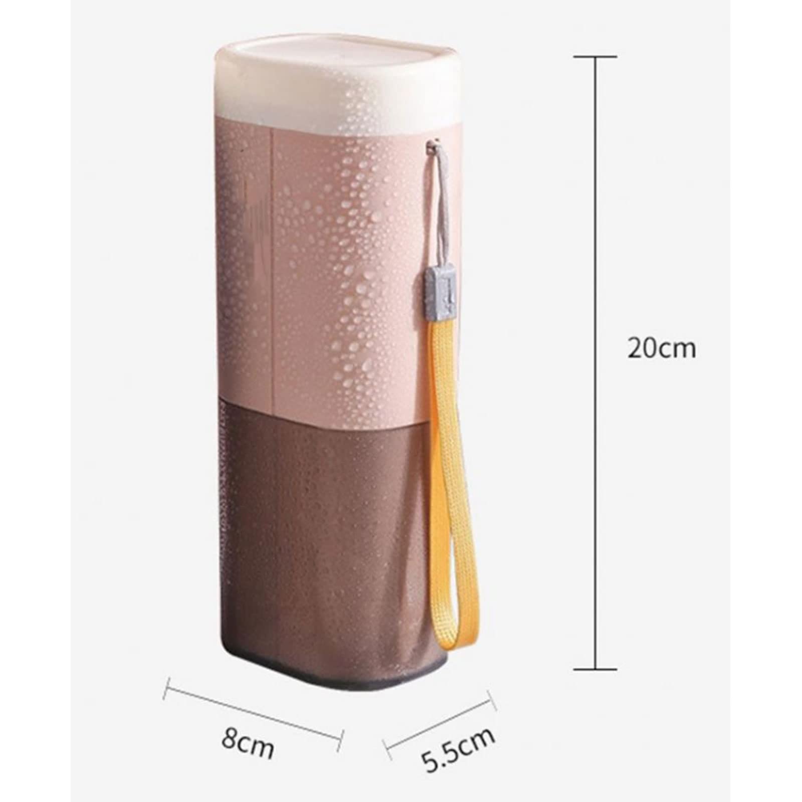 Fundas para cepillos de Dientes, portacepillos de Dientes Sencillo con cordón, Estuche para cepillos de Dientes de Viaje Bien Sellado, portacepillos de Dientes fácil de Transportar