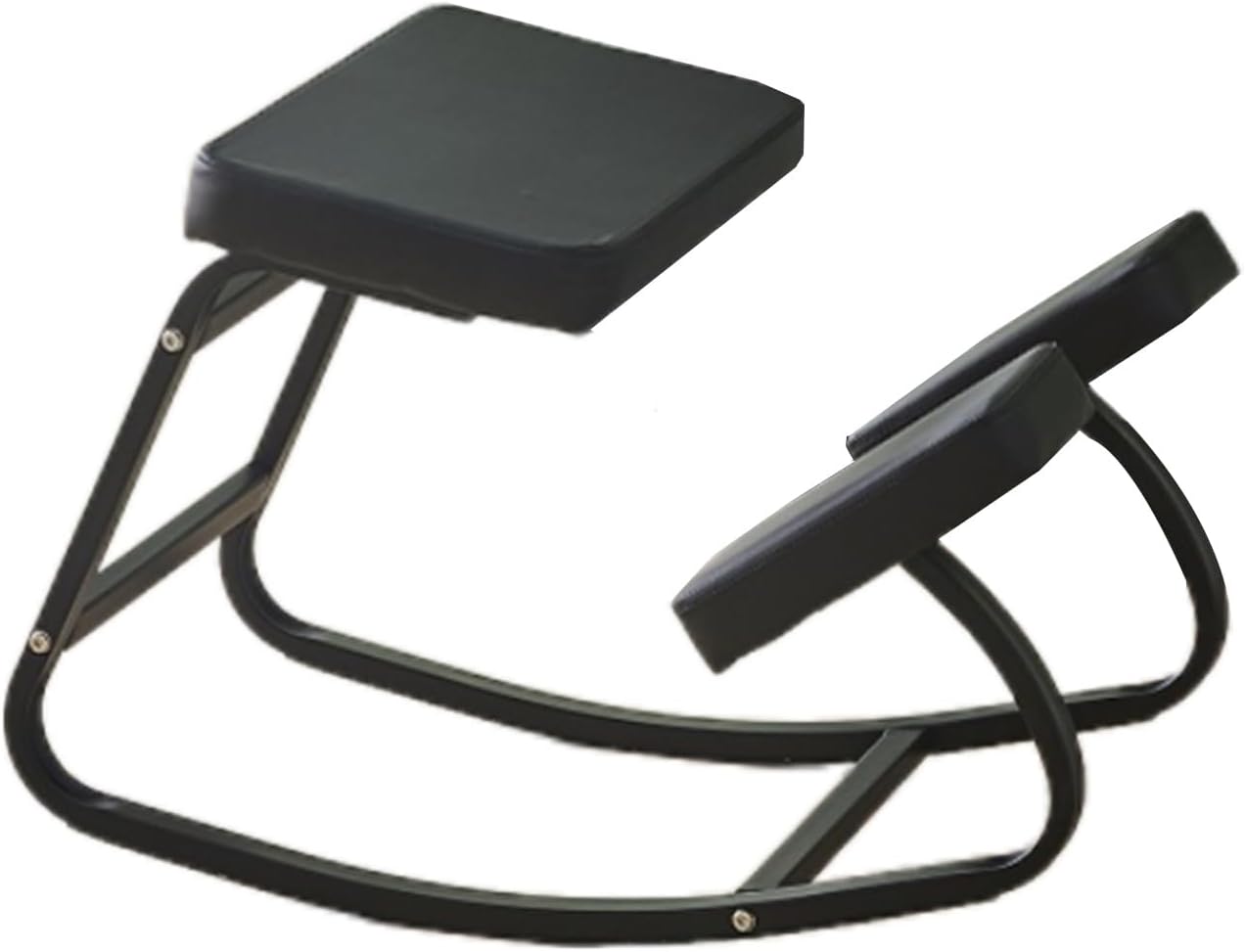 Kneeling Chair,Iron Desk,Improve Your Postures,Ergonomic Posture with Highly Resilient Sponge,for Home and Office(Leather Model-2)