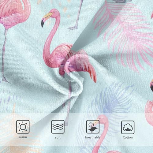 Joisal Elegant Flamingos Pink Blue Toddler Underwear Floral 2t Cotton Girl Panties Cute Animals Kids Briefs Undies3