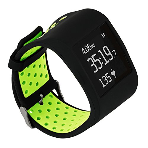 for Fitbit Surge Watchband, TRUMiRR Double Color Silicone Rubber Band Protective Cover with Strap Sports Case Frame for Fitbit Surge Fitness Smart Watch Superwatch