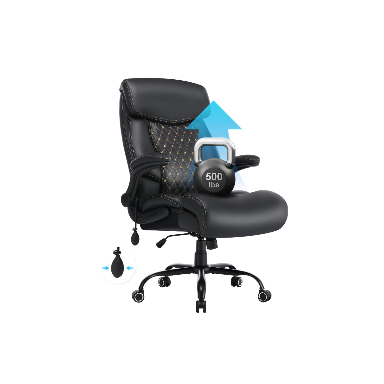BOSMILLER Big and Tall Office Chair 500lbs