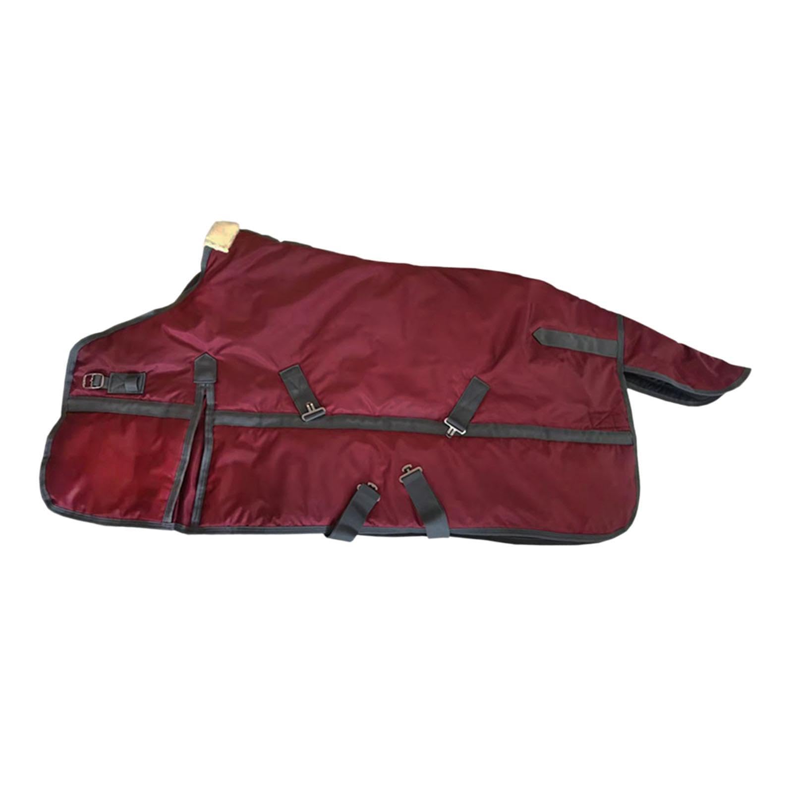 Manta para Caballo con Función Impermeable Térmica Transpirable Y Tela Oxford Acolchada Adecuada para Uso en Invierno Equitación Protección Diaria